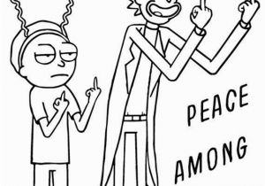 Rick and Morty Coloring Pages Printable Related Image Mit Bildern