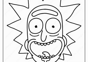 Rick and Morty Trippy Coloring Pages Free Printable Rick Sanchez Pdf Coloring Page In 2020