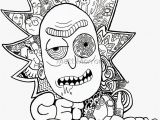 Rick and Morty Trippy Coloring Pages Get Schwifty