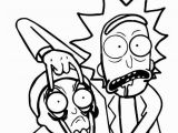 Rick and Morty Trippy Coloring Pages Rick and Morty Coloring Page Funny