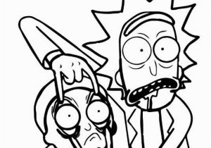 Rick and Morty Trippy Coloring Pages Rick and Morty Coloring Page Funny