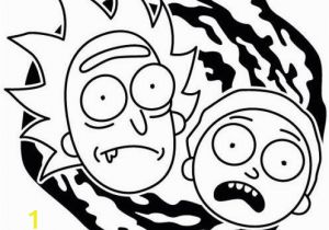 Rick and Morty Trippy Coloring Pages Rick and Morty Coloring Page Hd