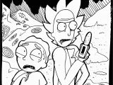 Rick and Morty Trippy Coloring Pages Trippy Middle Finger Coloring Pages