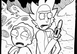 Rick and Morty Trippy Coloring Pages Trippy Middle Finger Coloring Pages