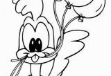 Roadrunner Coloring Pages Printable Baby Road Runner From Looney Tunes Coloring Page