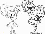 Roadrunner Coloring Pages Printable Luan Lana and Lincoln From Loud House Coloring Page