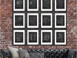 Rock N Roll Wall Murals Drum Art Set Of 12 Unframed Drum Art Prints Rock N Roll Decor Musician Gift for Drummer