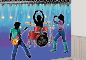 Rock Star Wall Murals Rock Star Band Wall Decorating Idea