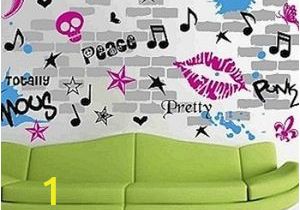 Rock Star Wall Murals Urban Chick Wall Decals Cool Wall Decals