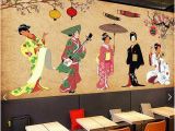 Roller Coaster Wall Mural Custom Retro Papel De Parede Japanese Personalities Murals for Restaurant Sushi Restaurant Living Room Wall Home Decor Wallpaper