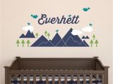 Roller Coaster Wall Mural Mountain Name Wall Decal