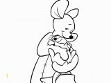 Roo Winnie the Pooh Coloring Pages Disney Animal Roo Coloring Pages From Winnie the Pooh Cartoon