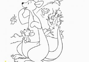 Roo Winnie the Pooh Coloring Pages Disney Animal Roo Coloring Pages From Winnie the Pooh Cartoon