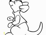 Roo Winnie the Pooh Coloring Pages Walt Disney Roo From Winnie the Pooh Coloring Pages Picture