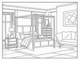 Rooms In A House Coloring Pages Bedroom Around the House Coloring Pages for Adults 1