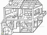 Rooms In A House Coloring Pages Black and White Image Of House Interior Clipart Clipground