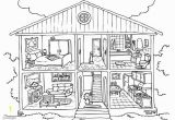 Rooms In A House Coloring Pages Coloring Page House Interior Free Printable Coloring