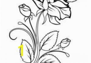 Rose Bouquet Coloring Pages Dessin   Colorier Bouquet De Fleurs Nature 5