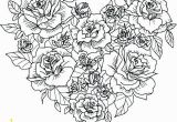 Rose Bouquet Coloring Pages Detailed Rose Coloring Pages Here is A Coloring Page with