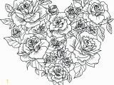 Rose Bouquet Coloring Pages Detailed Rose Coloring Pages Here is A Coloring Page with