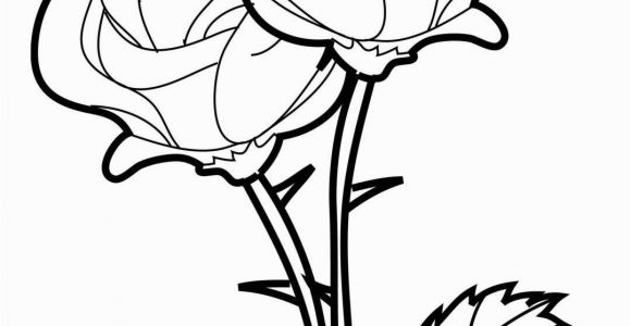 Rose Coloring Pages for Girls Flower Coloring Pages