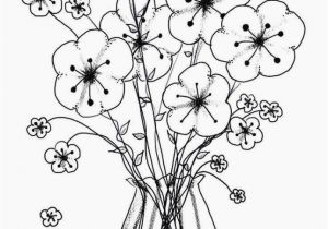 Rose Flower Coloring Pages Rose Flower Coloring Pages New Vases Flower Vase Coloring Page Pages