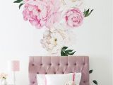 Roses and Sparkles Wall Mural Peony Flower Wall Stickers