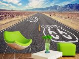 Route 66 Wall Mural Custom Wallpaper 3d Us Route 66 Space Wall Mural Wallpapers for Living Room Restaurant Bar Fice Walls Decor Wall Paper 3d Home Decor