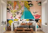 Roy Lichtenstein Wall Mural Wallpaper Wall Murals Pop Art Wall Decals Bedroom