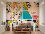 Roy Lichtenstein Wall Mural Wallpaper Wall Murals Pop Art Wall Decals Bedroom