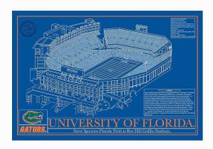 Royals Stadium Wall Mural Auburn University College Football Stadium Blueprint