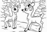 Rudolph and Clarice Coloring Pages Rudolph the Red Nosed Reindeer Coloring Pages Rudolph the Red Nosed