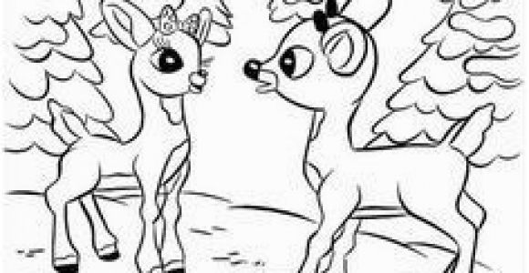 Rudolph and Clarice Coloring Pages Rudolph the Red Nosed Reindeer Coloring Pages Rudolph the Red Nosed