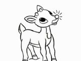 Rudolph the Red Nosed Coloring Pages Rudolph the Reindeer Has Glowing Red Nosed Coloring Page