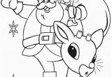 Rudolph the Red Nosed Reindeer and Santa Coloring Pages 25 Free Rudolph the Red Nosed Reindeer Coloring Pages