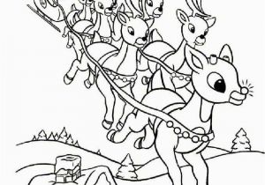 Rudolph the Red Nosed Reindeer and Santa Coloring Pages Rudolph the Red Nosed Reindeer Games and Coloring Book Pages