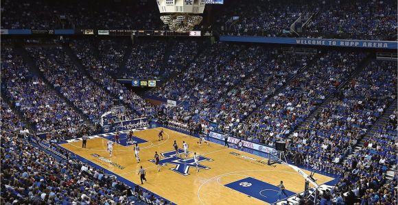 Rupp arena Wall Mural Kentucky Wildcats Rupp arena Corner View Mural Giant