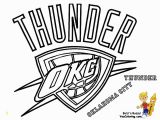 Russell Westbrook Coloring Pages Thunder Basketball Logo