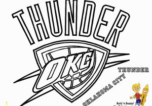 Russell Westbrook Coloring Pages Thunder Basketball Logo
