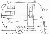 Rv Coloring Pages Instant Download Vintage Arrow Travel Trailer Printable Adult