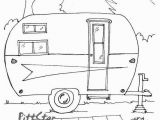 Rv Coloring Pages Instant Download Vintage Arrow Travel Trailer Printable Adult