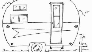 Rv Coloring Pages Instant Download Vintage Arrow Travel Trailer Printable Adult