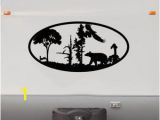 Rv Murals Decals Bear forest Mountains Rv Camper Vinyl Decal Sticker Graphic Custom