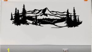 Rv Murals Decals Lake Trees Mountains Rv Camper Vinyl Decal Sticker Graphic Custom