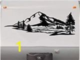 Rv Murals Decals Pine Trees Mountains Camper Decal Camping Motor Home Trailer Rv