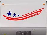 Rv Murals Decals Usa Flag Stars and Stripes Motorhome Stripe Kit Rv Stickers