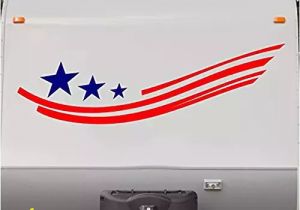 Rv Murals Decals Usa Flag Stars and Stripes Motorhome Stripe Kit Rv Stickers