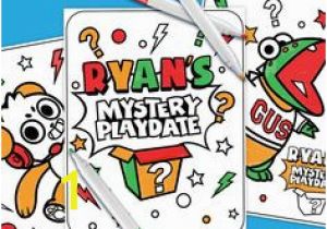 Ryan Combo Panda Coloring Pages 16 Best 6th Bday Party Ryan Jimmys Mystery Images