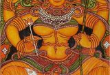 Sacred Art Murals Lalitha Tripurasundari Kerala Mural Devotional