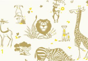 Safari Wall Murals for Nursery Safari Animals Wallpaper Kids Room Wall Murals